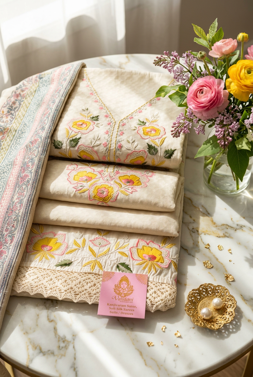Jamdani Suit Fabric view 3