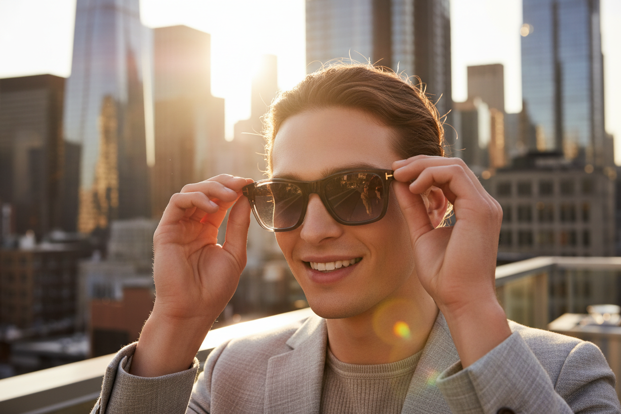 Tom Ford Sunglasses Barron FT1179 view 2