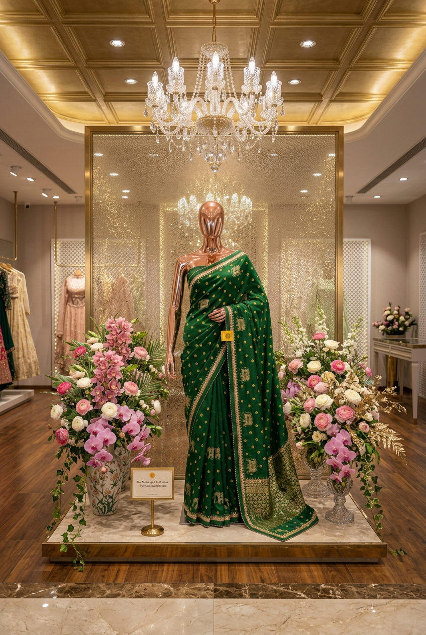 Badhani Silk Saree A view 2