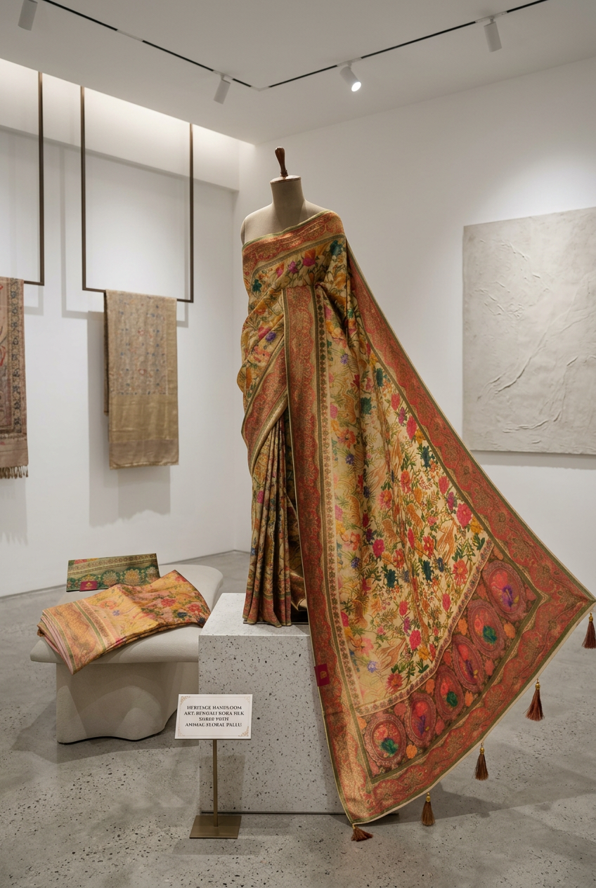 Dola Silk With Full Weaving Saree view 4