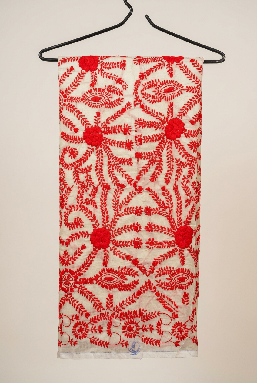 Saree With Phulkari Hand Work view 3