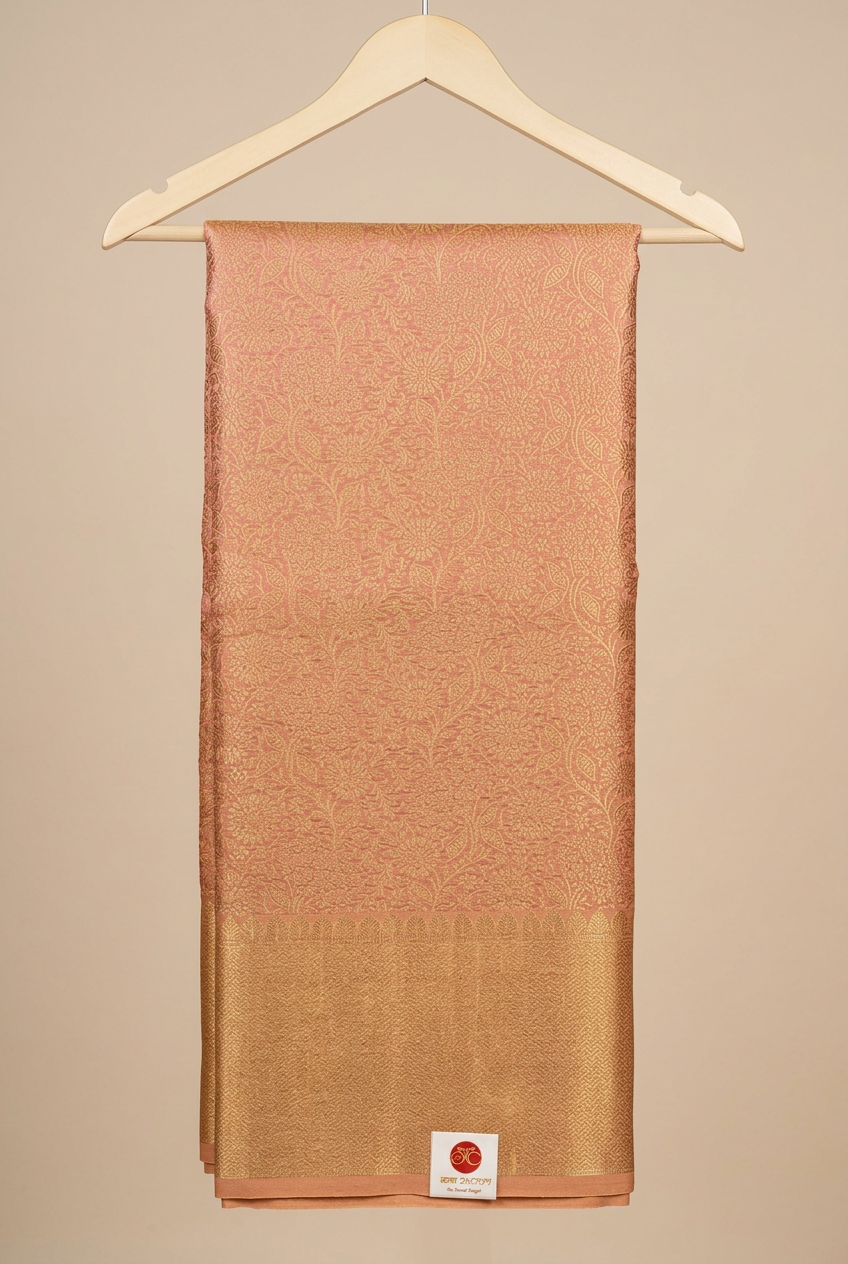 Tissue Shaded Saree With Self Design view 5