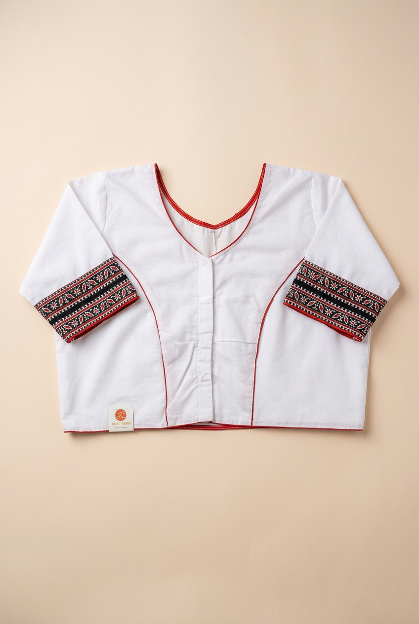 Blouse With Patch Work view 3