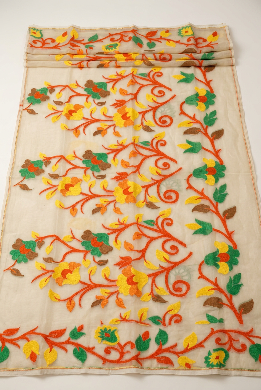 Dhakai Jamdani Cotton Saree view 3
