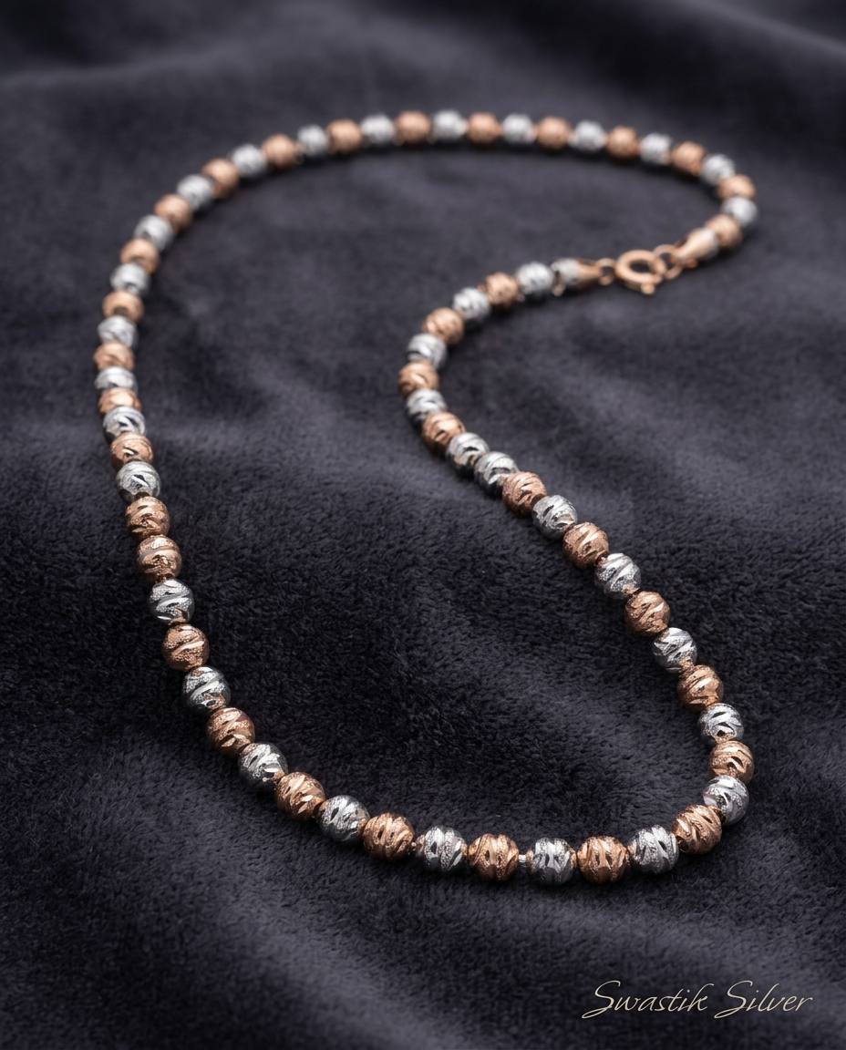 Ball Design Dual Tone Chain