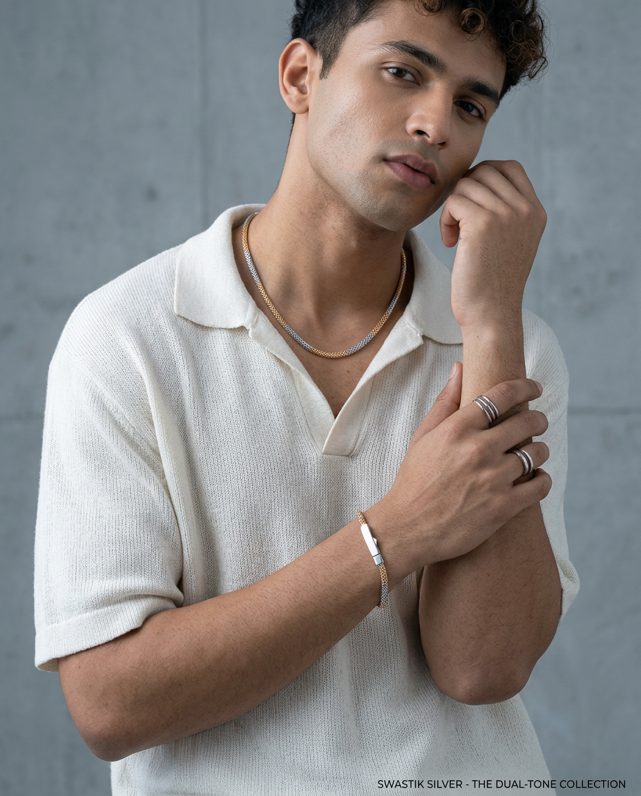Two-Tone Chain With Bracelet view 2