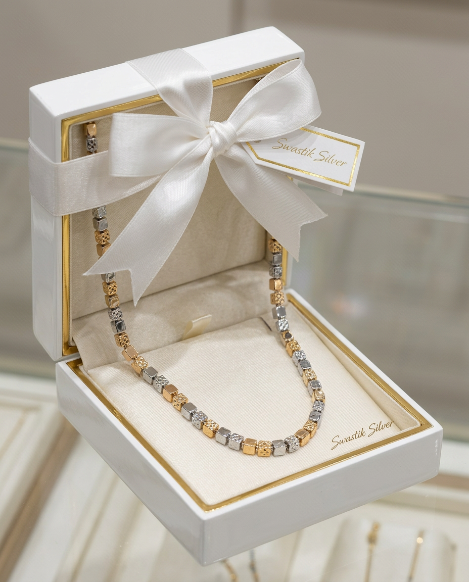 925 Cube Chain view 5