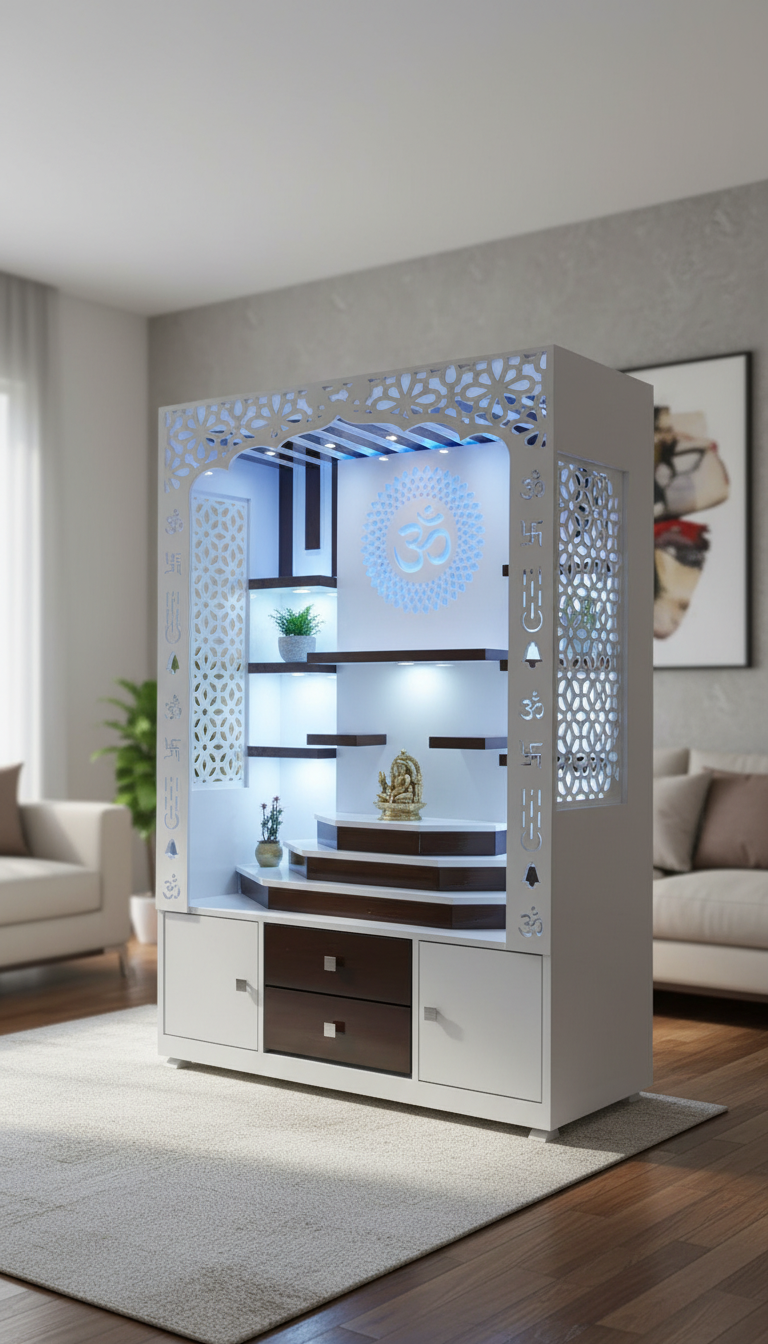 Decorative Mandir Unit view 2