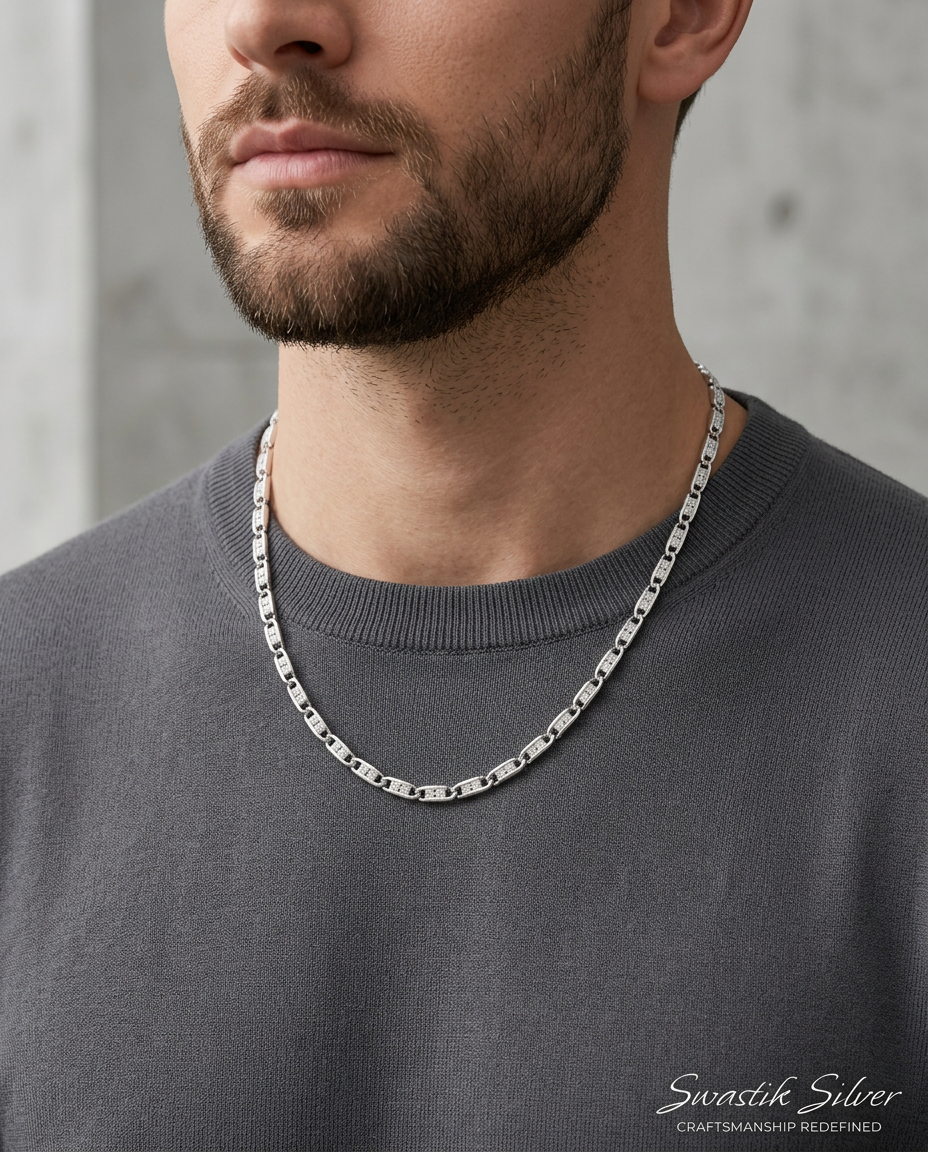 Nawabi Silver Chain view 2