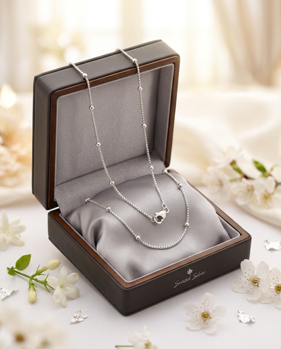 Pearl Cubic Chain view 4