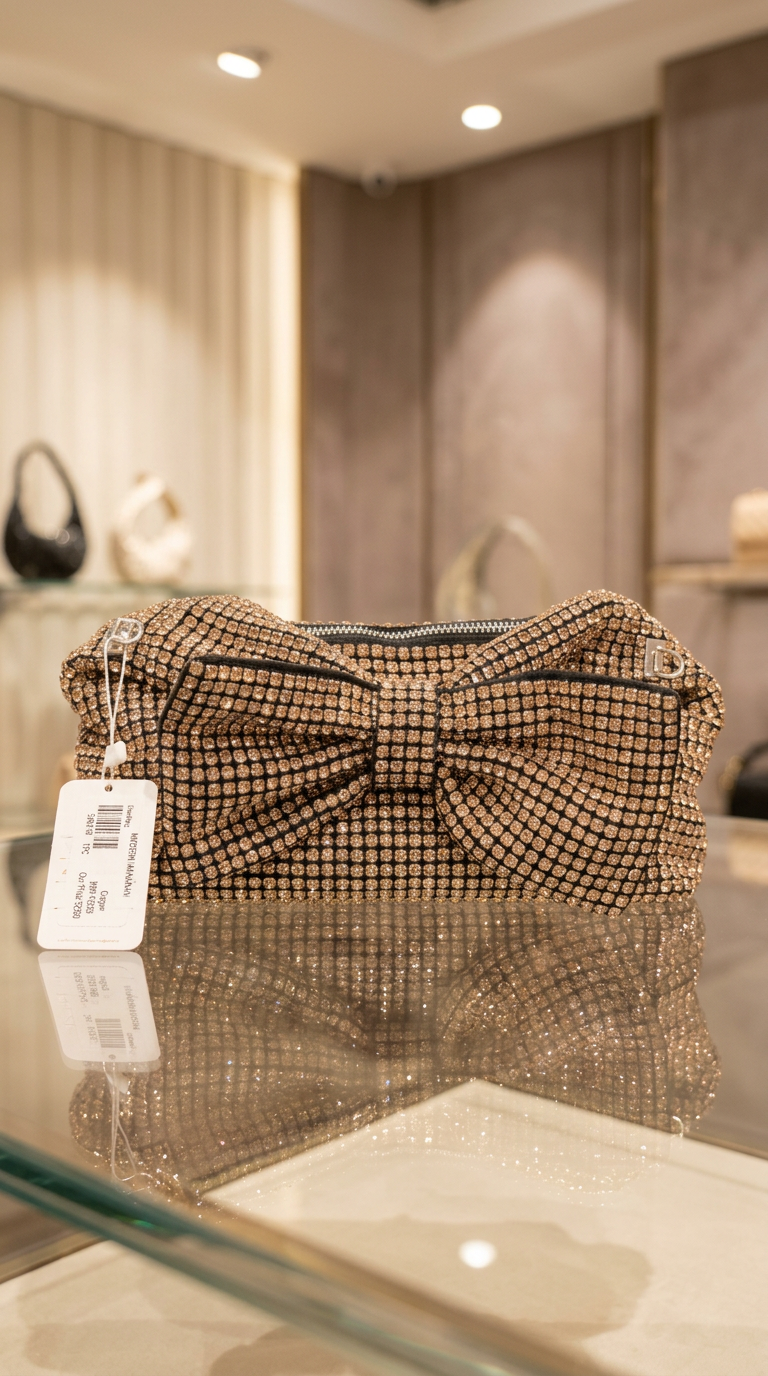 Elegant Rose Gold Clutch