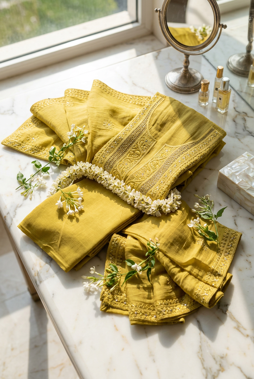 Your Malchanderi With Embroidery Suit view 3