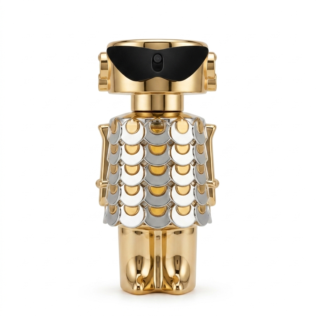 Stylish Gold Perfume Bottle