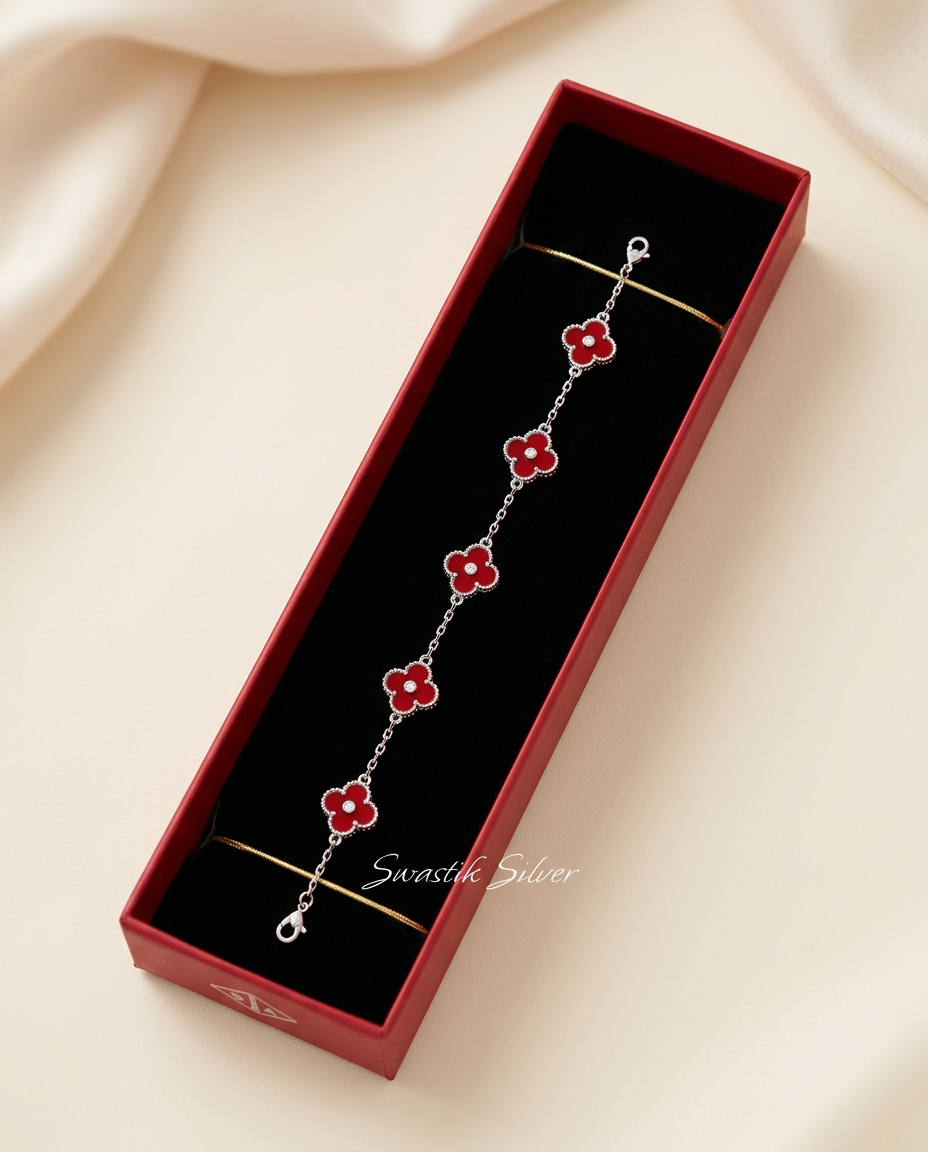 Red Van Cleef Bracelet view 2