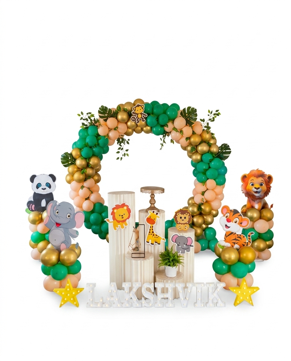 Animal Theme Balloon Decoration