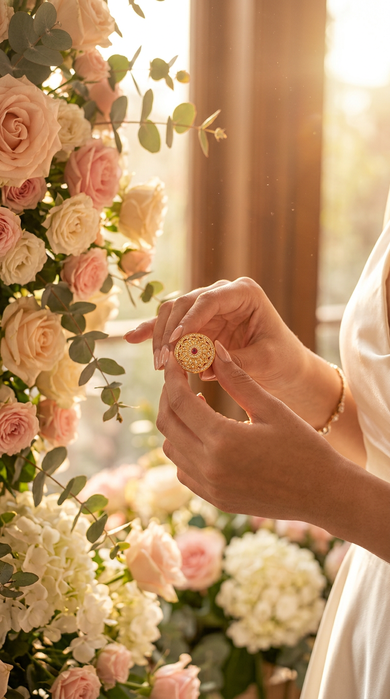Gold Plated Antique Ring view 3