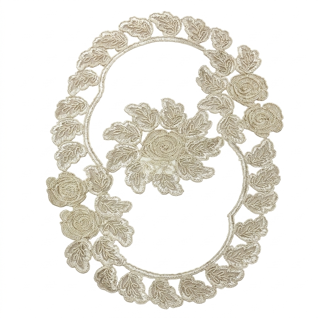 Embroidered Lace Centerpiece
