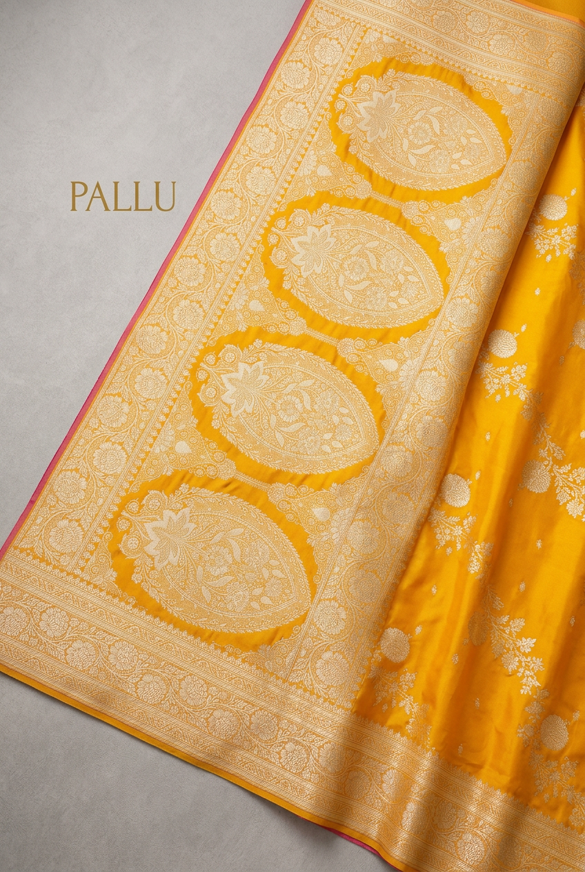 Banarsi Silk Saree view 3