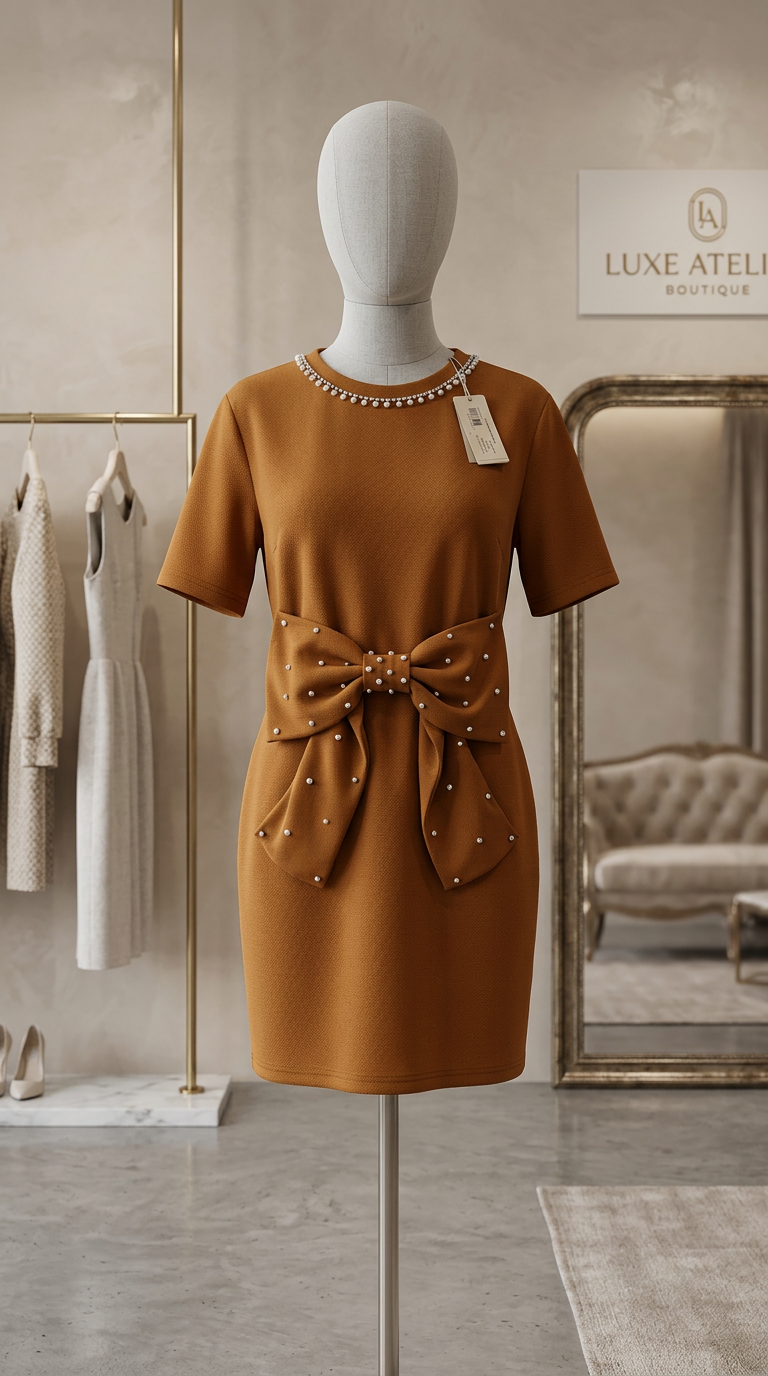 Trendy Brown Dress