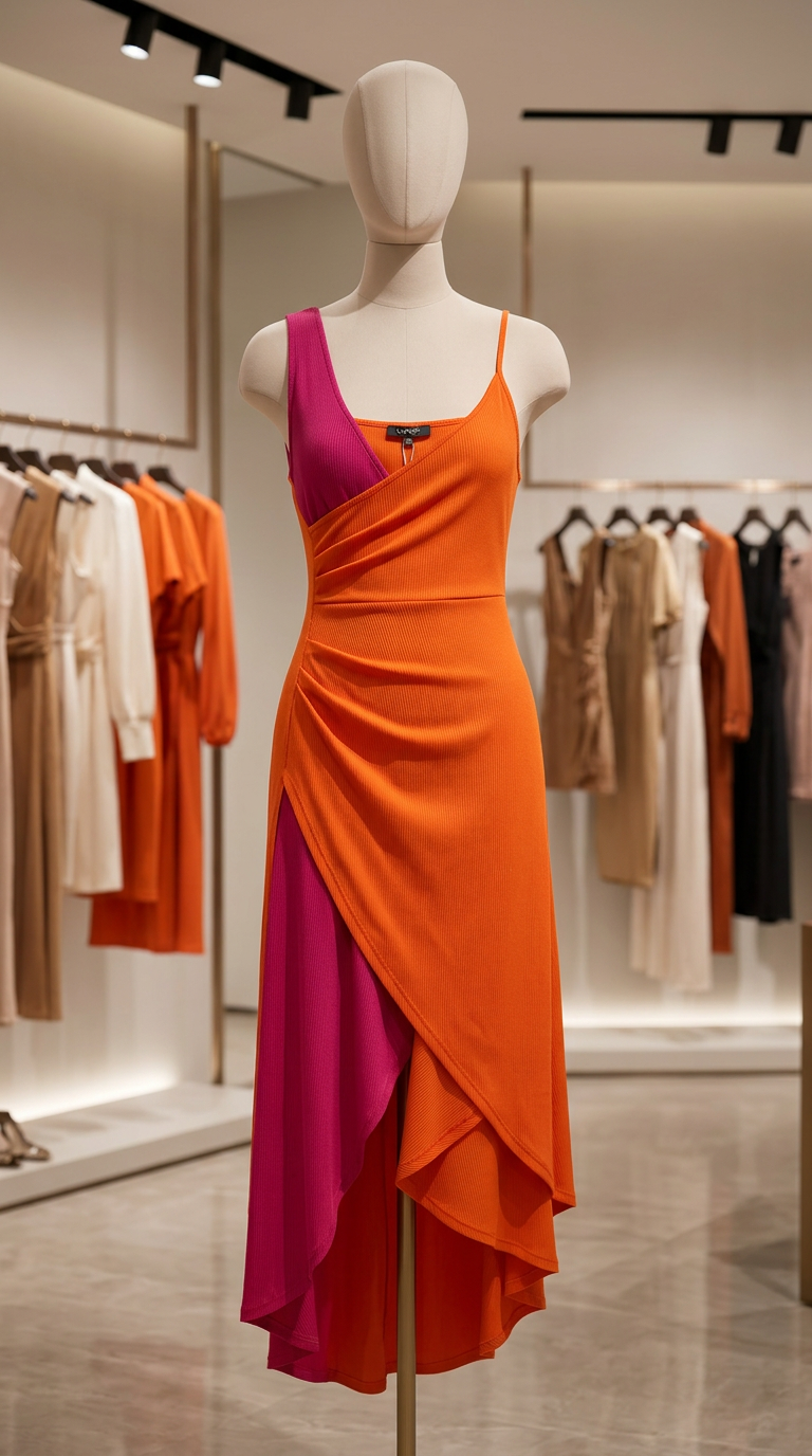 Modern Maharni Colorblock Dress