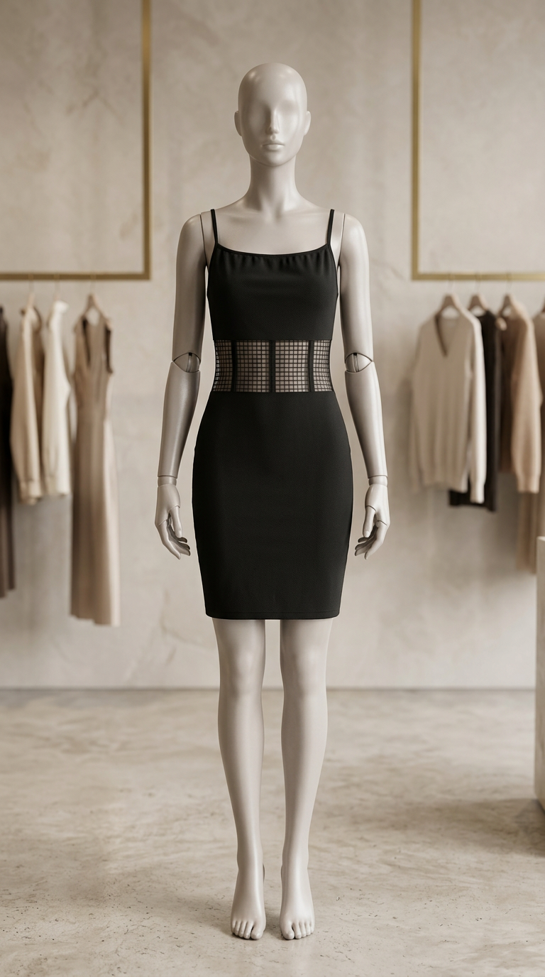 Modern Maharni Black Dress