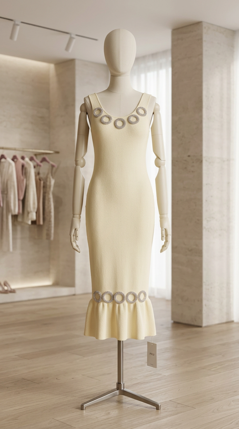 Elegant Yellow Dress