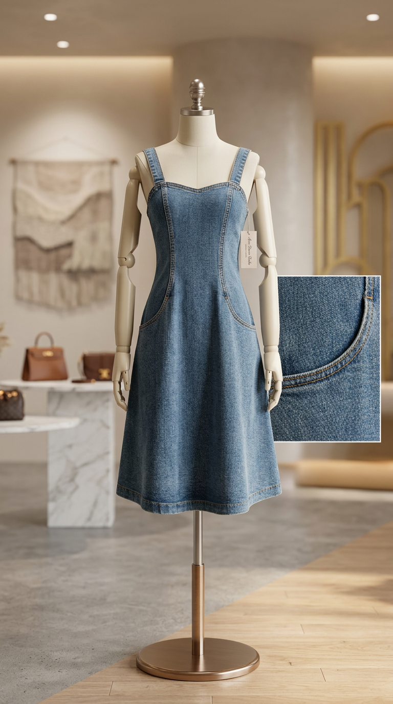 Denim Blue Dress