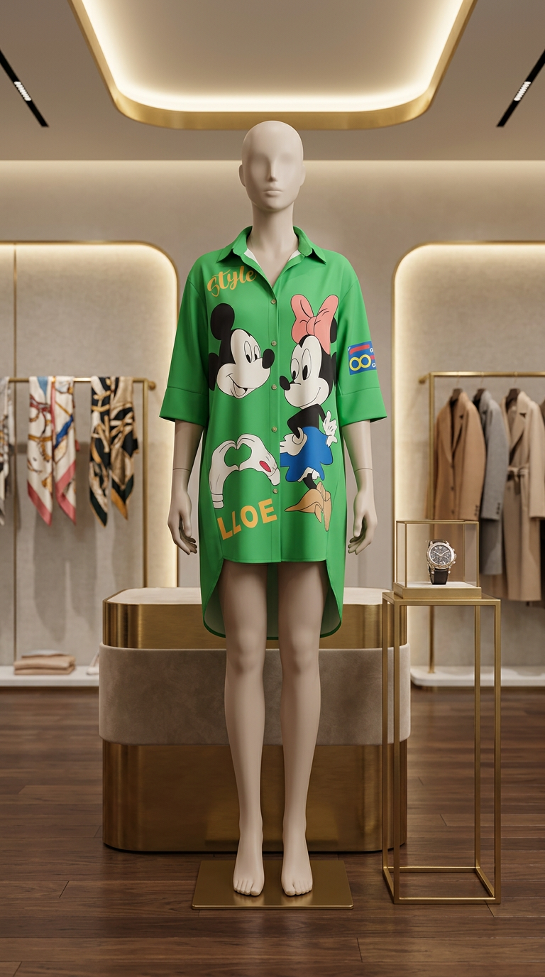 Mickey & Minnie Graphic Shirt