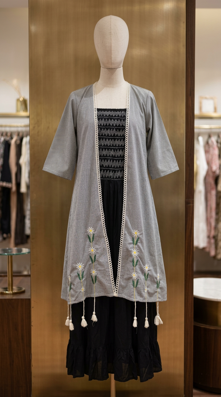 Dress With Shrug