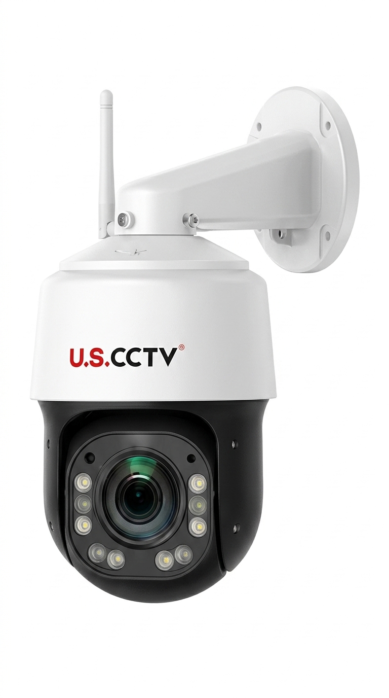 U.S.CCTV 4K Ultra HD Wireless PTZ IP Camera