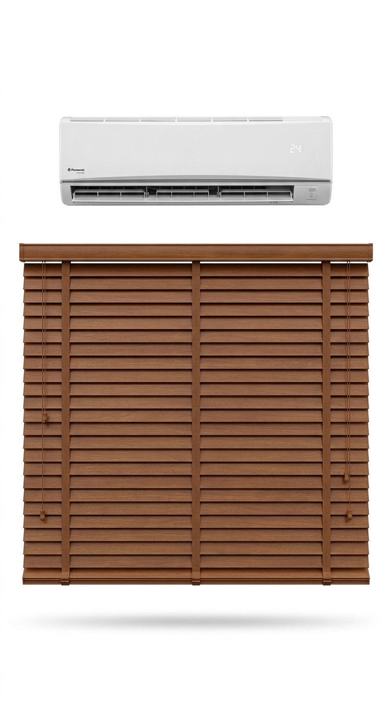 Brown Wooden Blinds