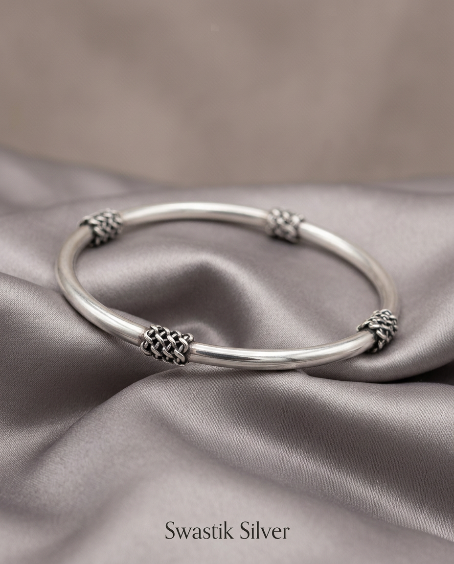 Heritage Knot Silver Bracelet