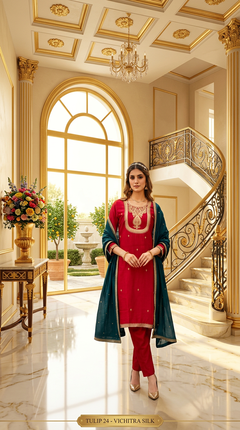 Tulip Designer Kurti D.no-5002 view 3
