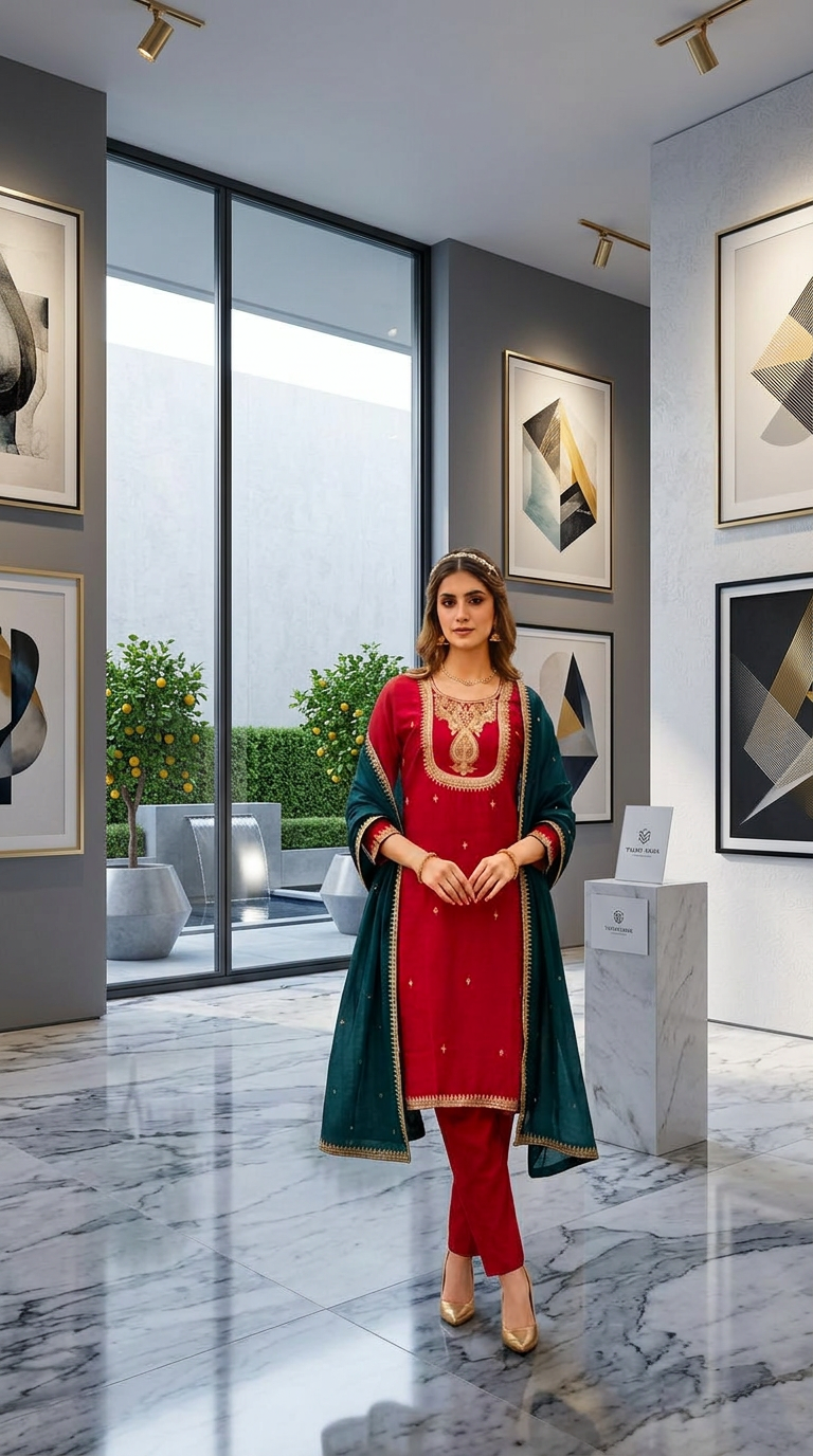 Tulip Designer Kurti D.no-5002 view 2