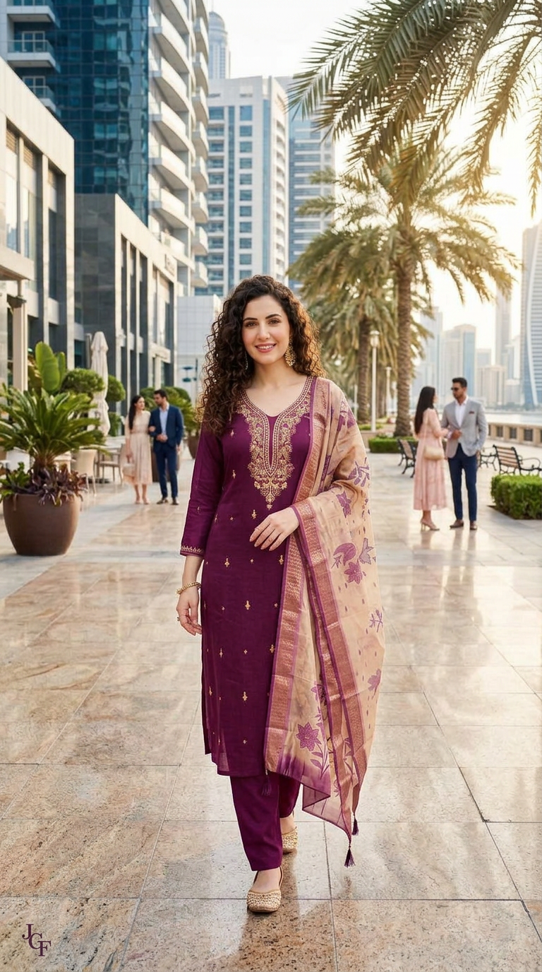 JGF Kurta Set 7011A view 2