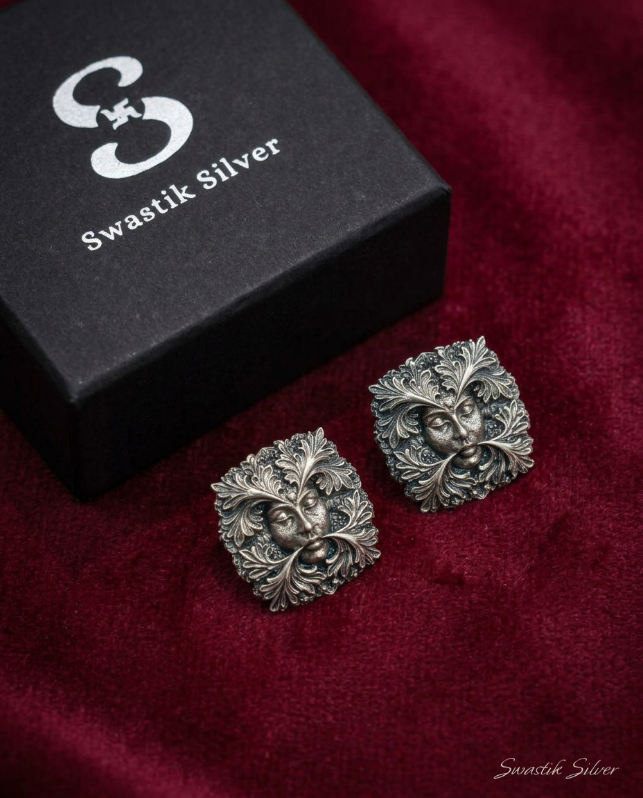 Green Lady - Forest Spirit Cufflinks view 4