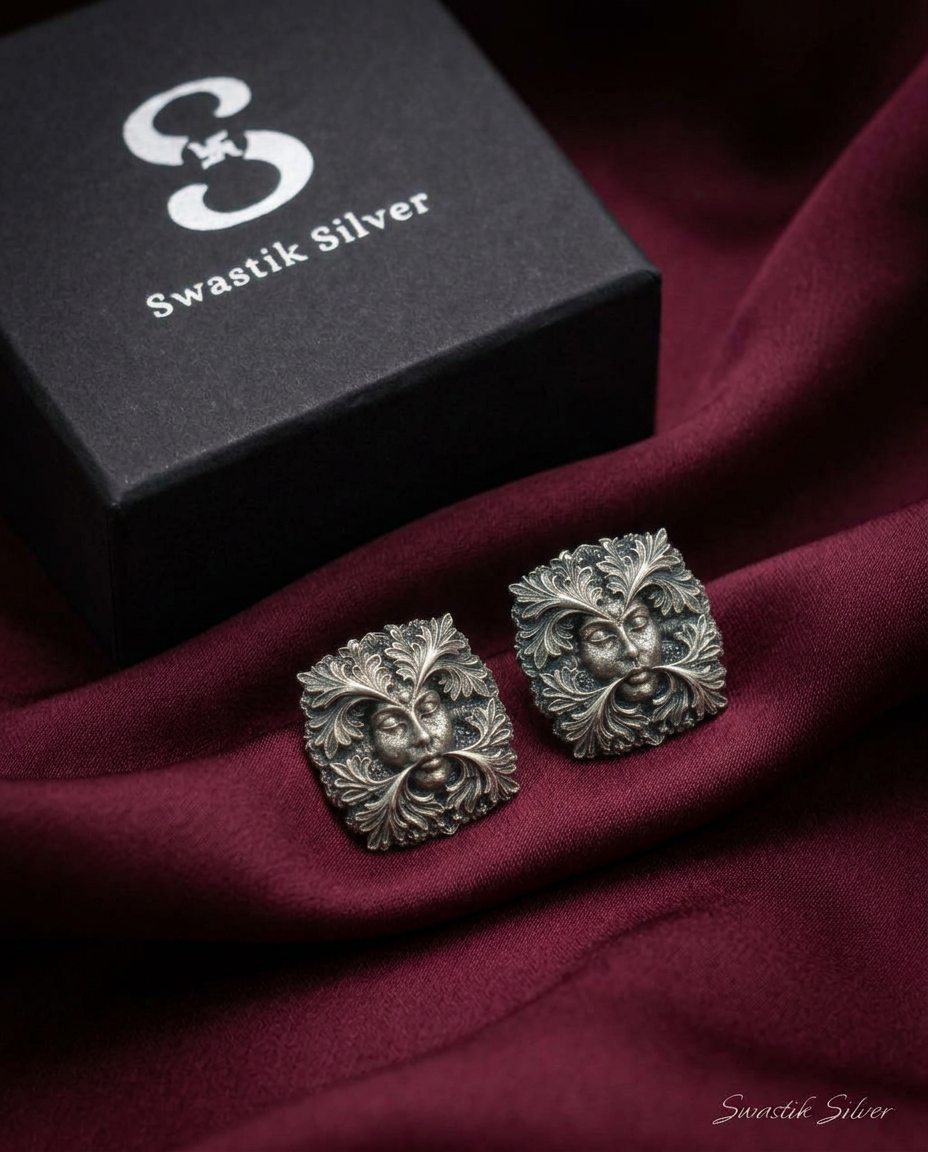 Green Lady - Forest Spirit Cufflinks