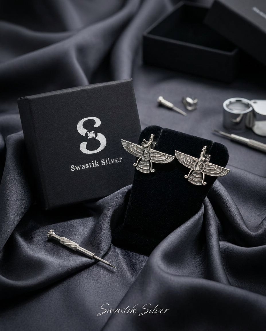 Faravahar Winged Guardian Cufflinks
