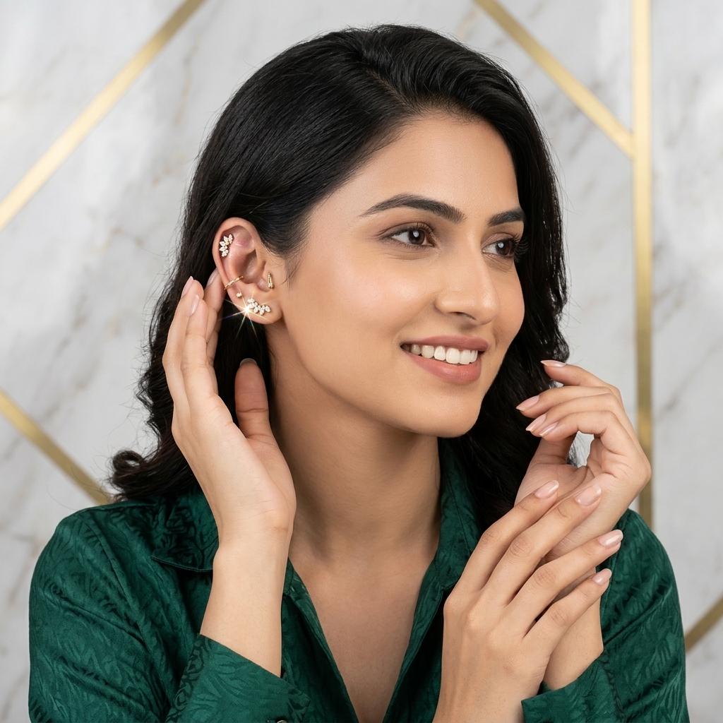 Panchaloha Diamond Studs