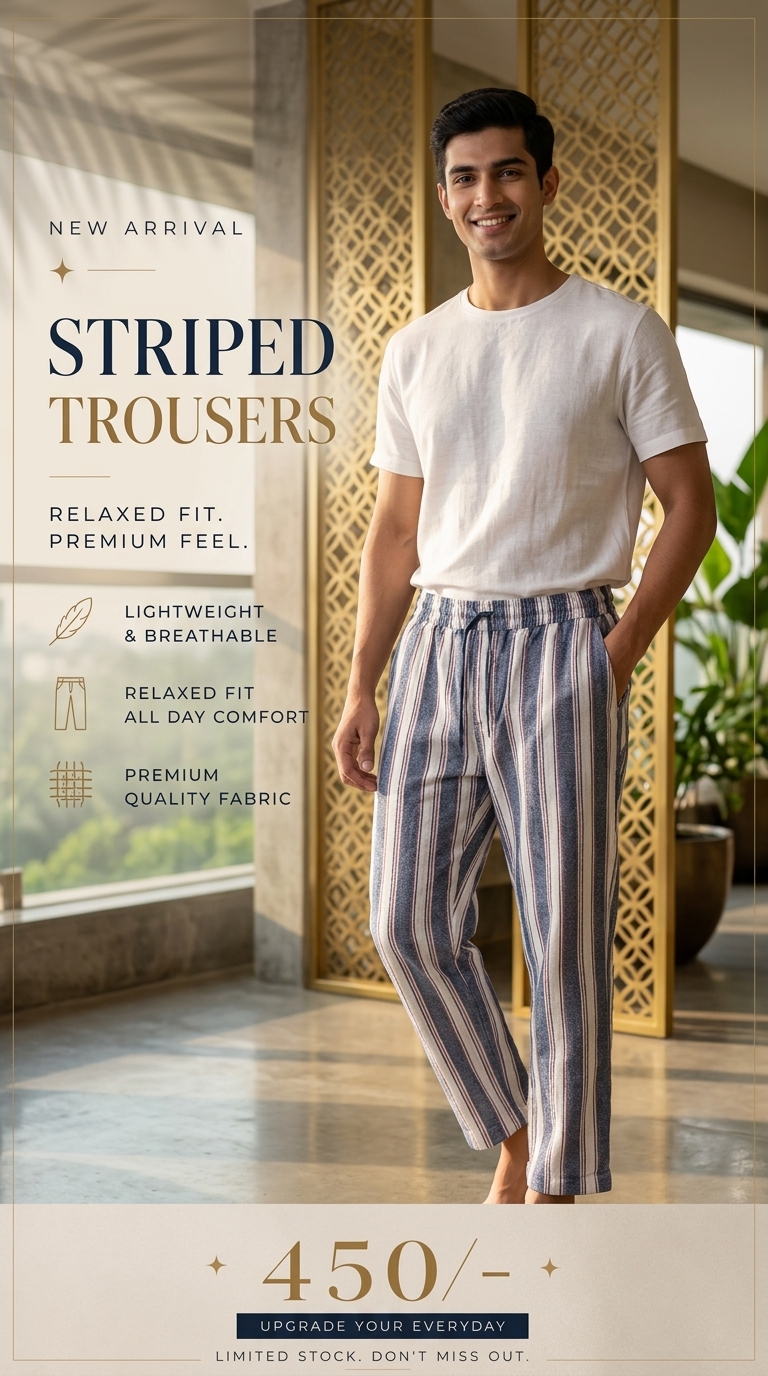 Striped Trousers