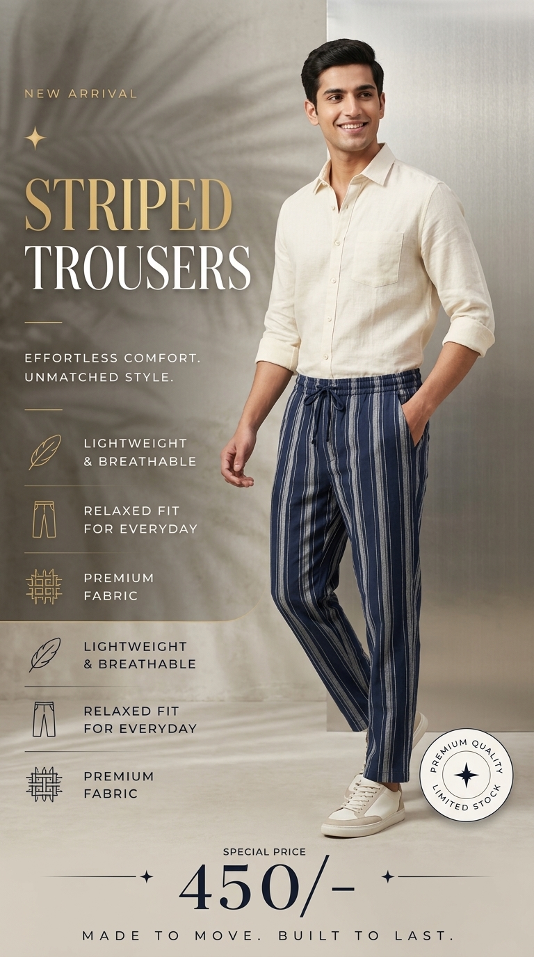Striped Trousers