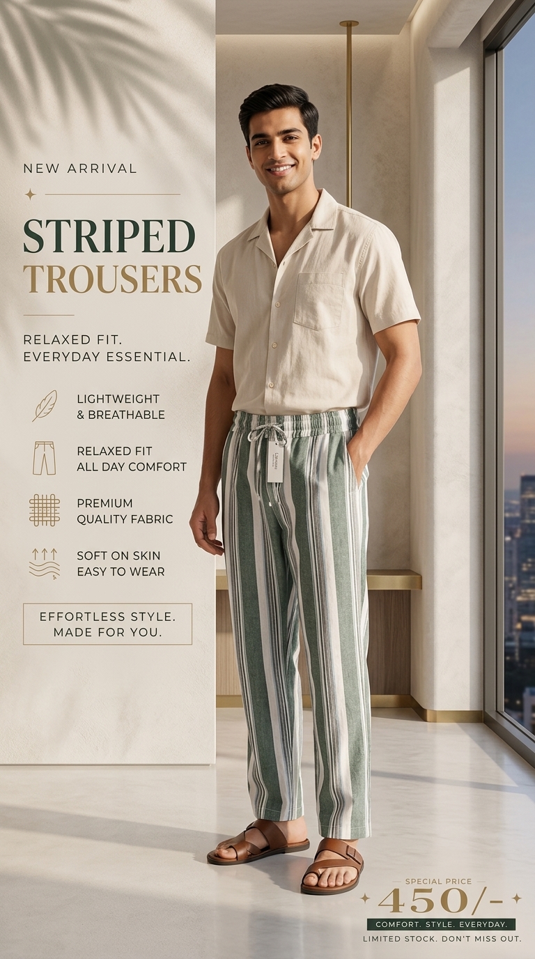 Striped Trousers