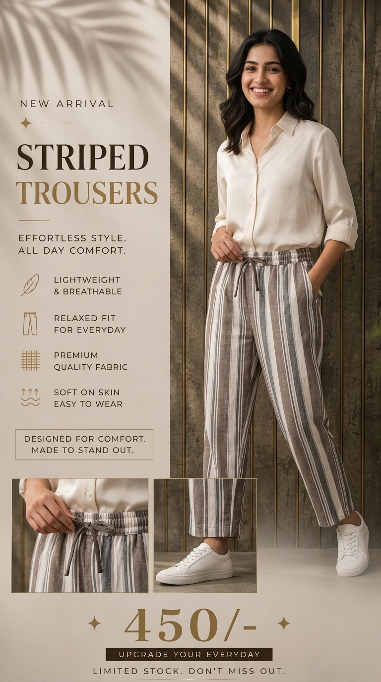 Striped Trousers