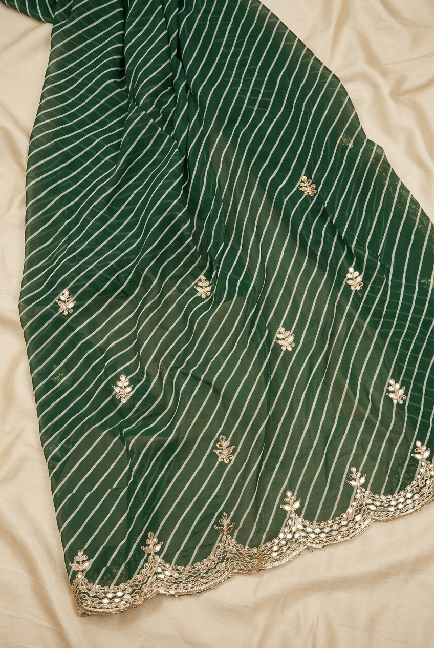 Gota Patti Ggt Saree view 2