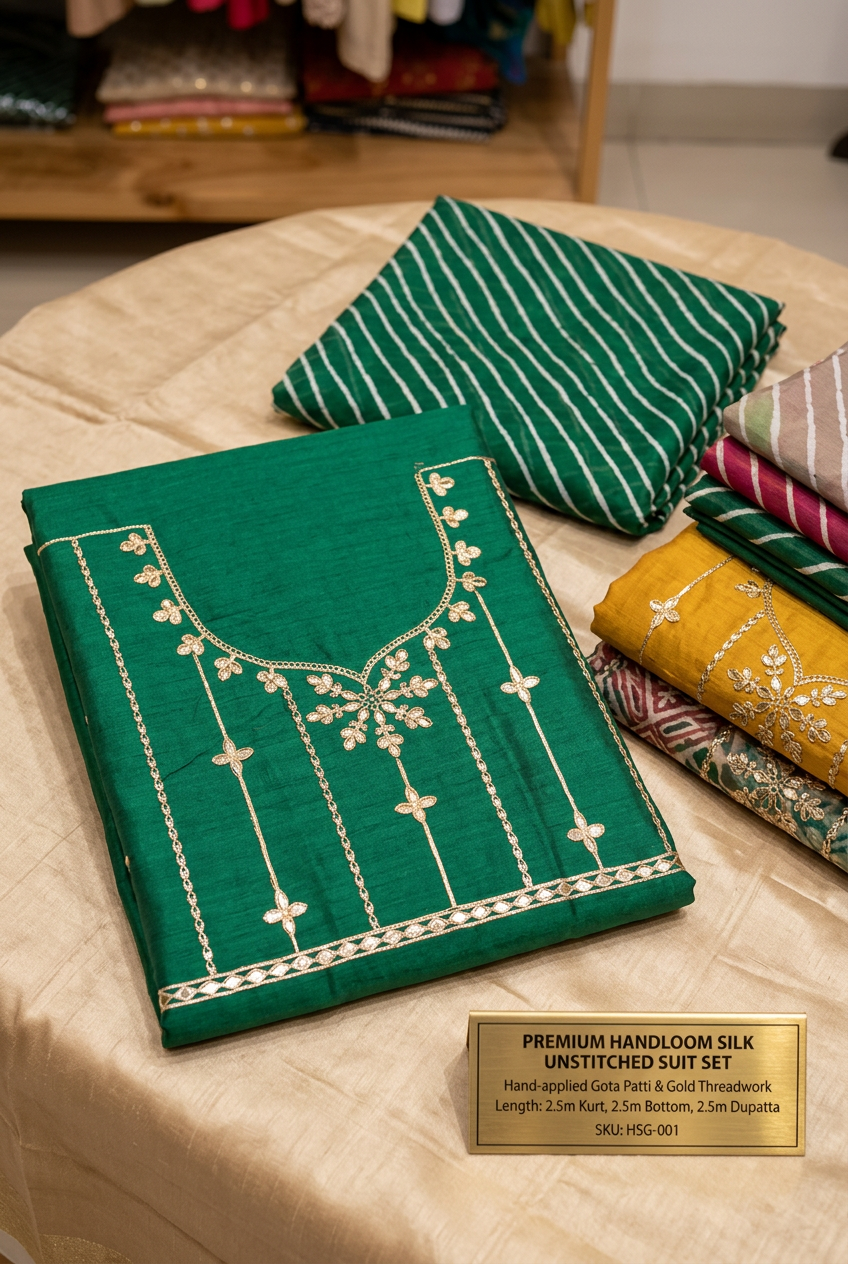 Gota Patti Ggt Saree view 5