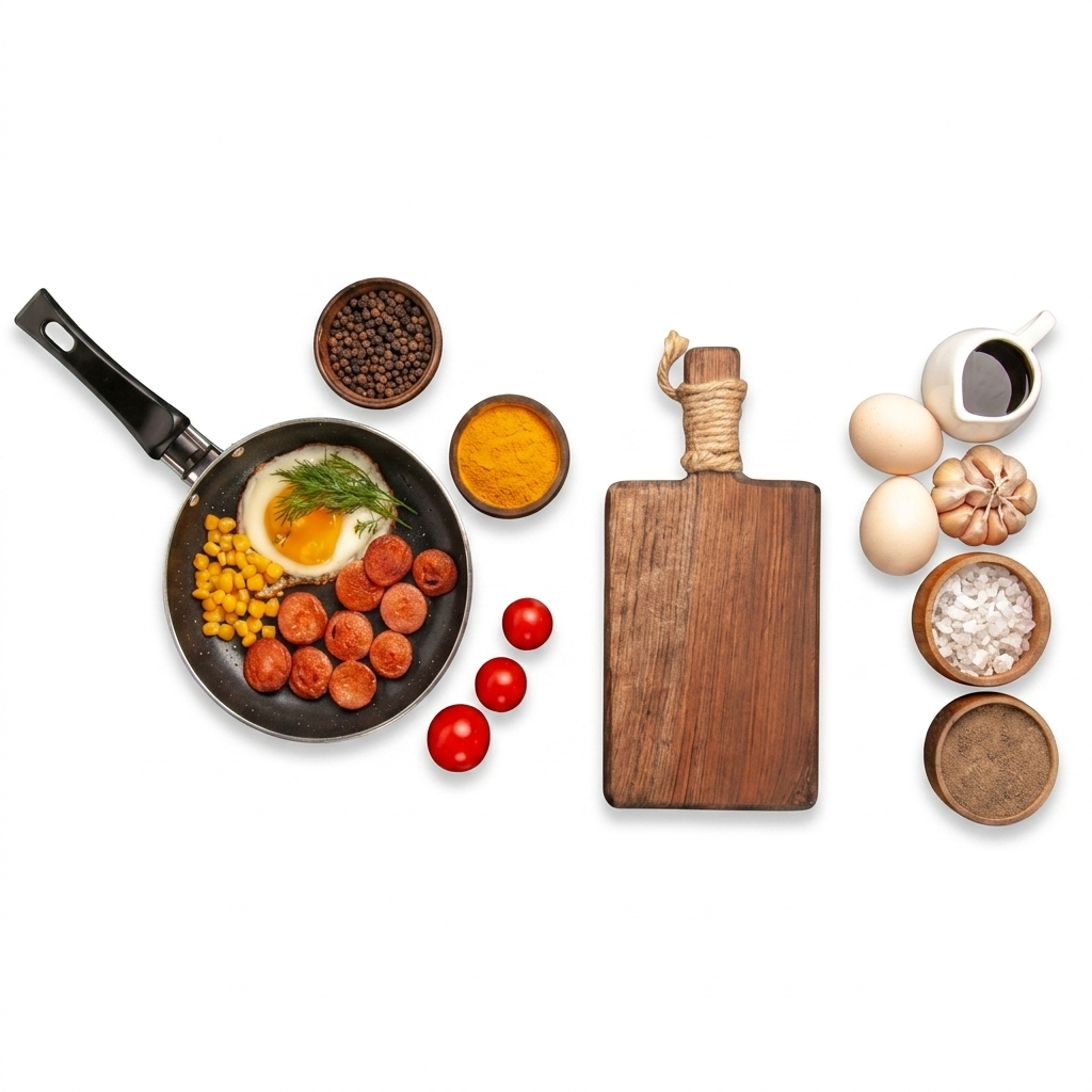 Egg and Sausage Breakfast Platter