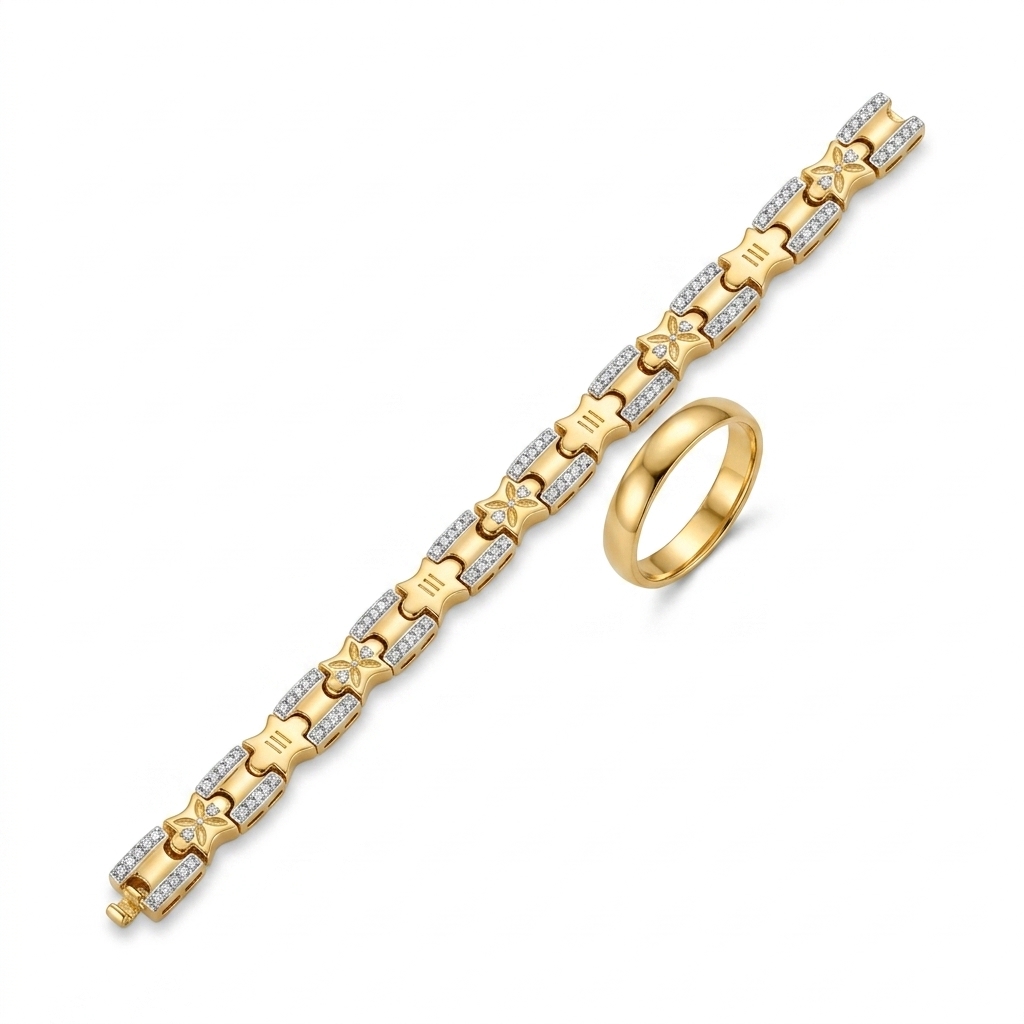 Gold Designer Bracelet