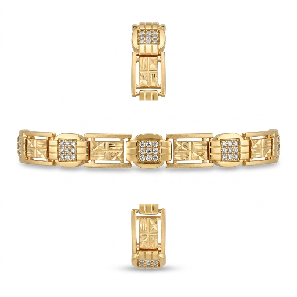 Golden Diamond Bracelet