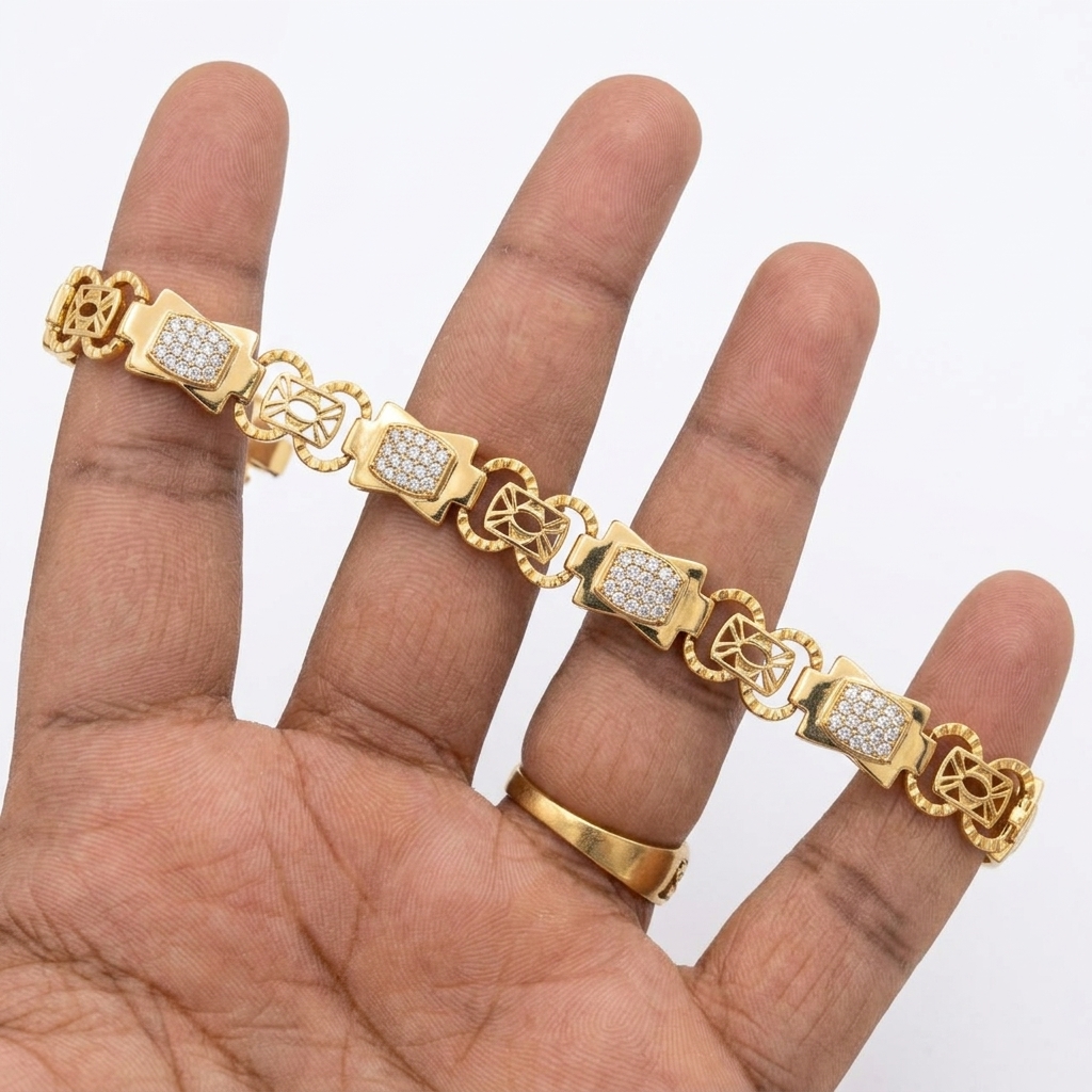 Gold and Diamond Bracelet
