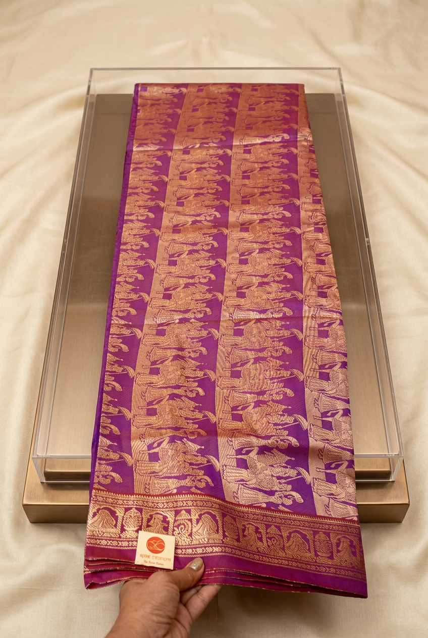 Banaras Semi  Silk Saree view 2